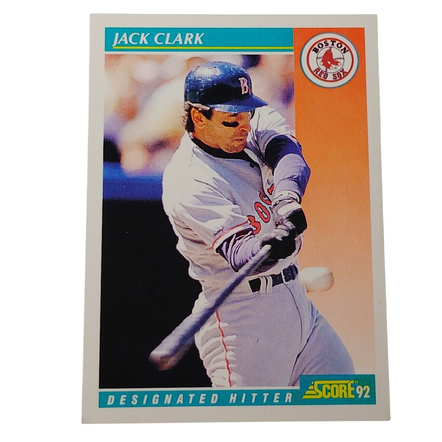 1992 Score Jack Clark #318 Boston Red Sox First Baseman MLB Baseball NM