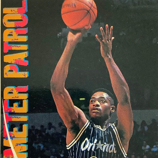 Nick Anderson, Orlando Magic, 1995 Topps Perimeter Patrol Card 203, EXC