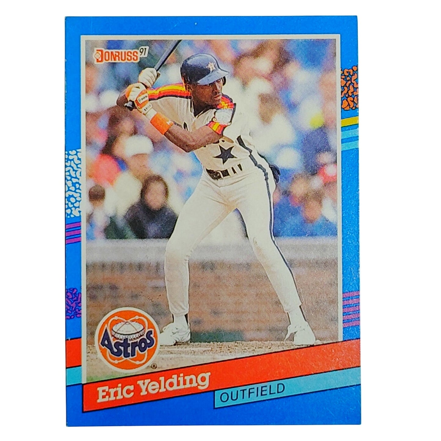 1991 Donruss #277 Eric Yelding Houston Astros Outfielder - VG/EX