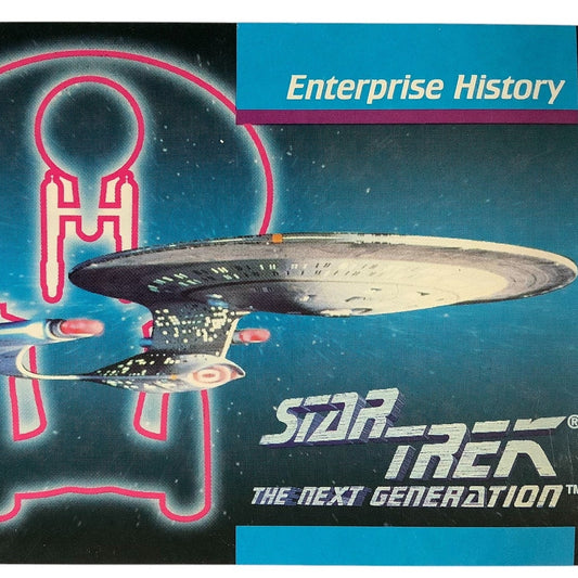Enterprise History, Star Trek, The Next Generation, 1992, Impel Card No.044