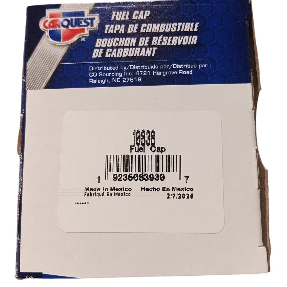 Carquest Premium Fuel Cap – Part #10838, Non-Locking, OE Replacement