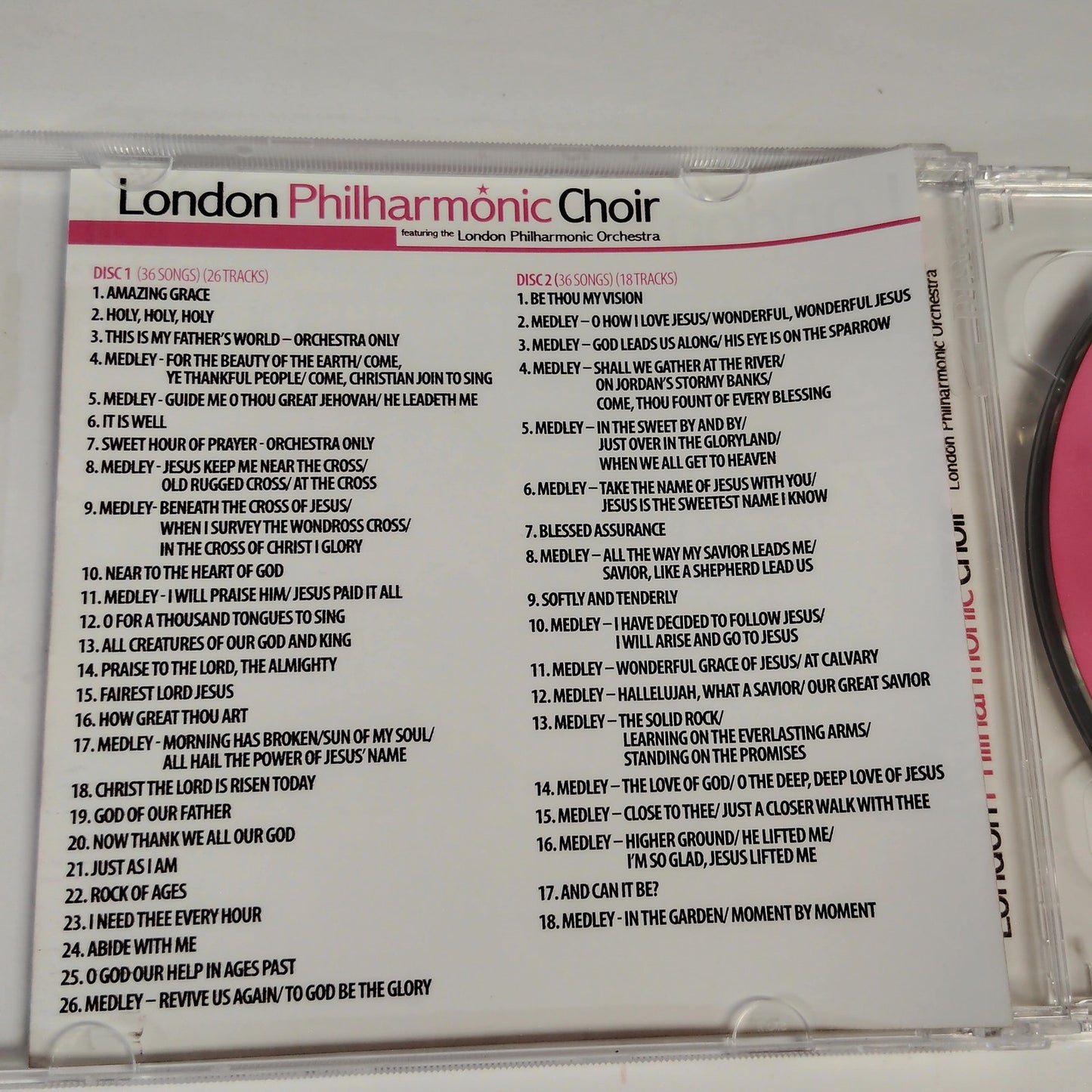 London Philharmonic Choir “Sings the Best of Hymns & Gospel” 2‑CD 72 Songs