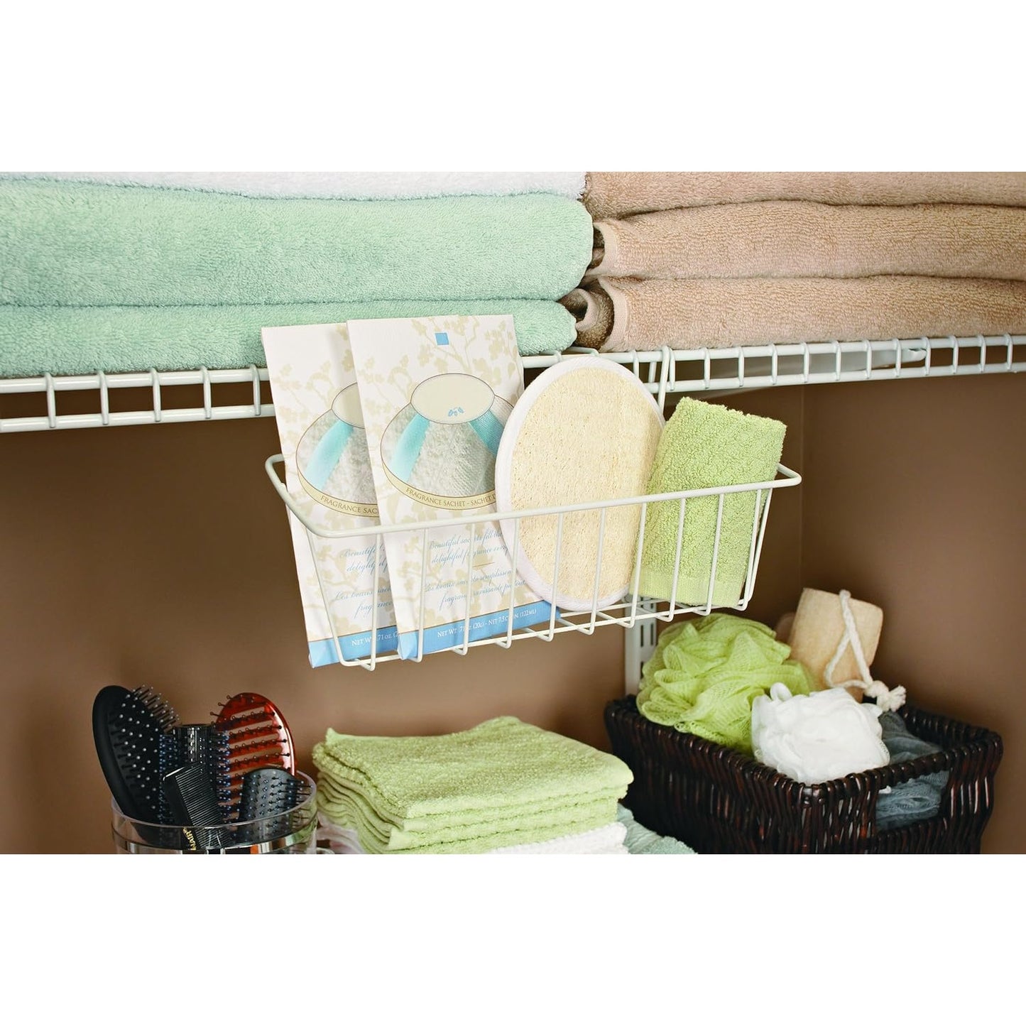 ClosetMaid 3937 Packet Pal, White, 11.5" wide, 5.75" high, and 3.75" Deep