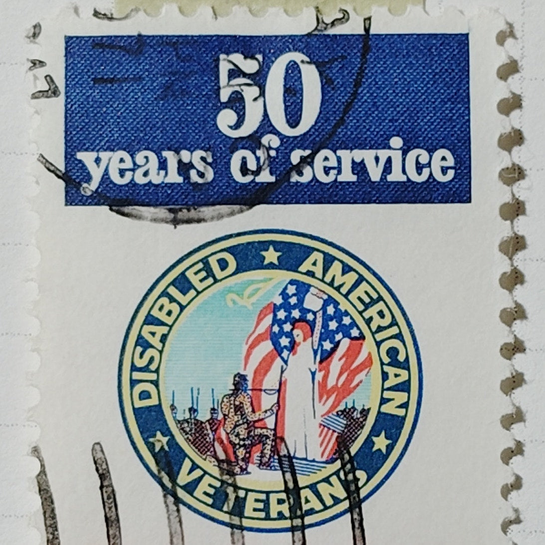 1970 US 6c Disabled American Veterans 50th Anniversary #1421 Used Cancelled