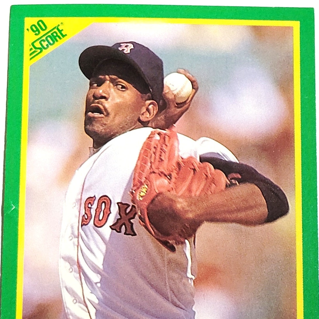 1990 Score Dennis "Oil Can" Boyd Card No. 137 Boston Red Sox P VG/EX