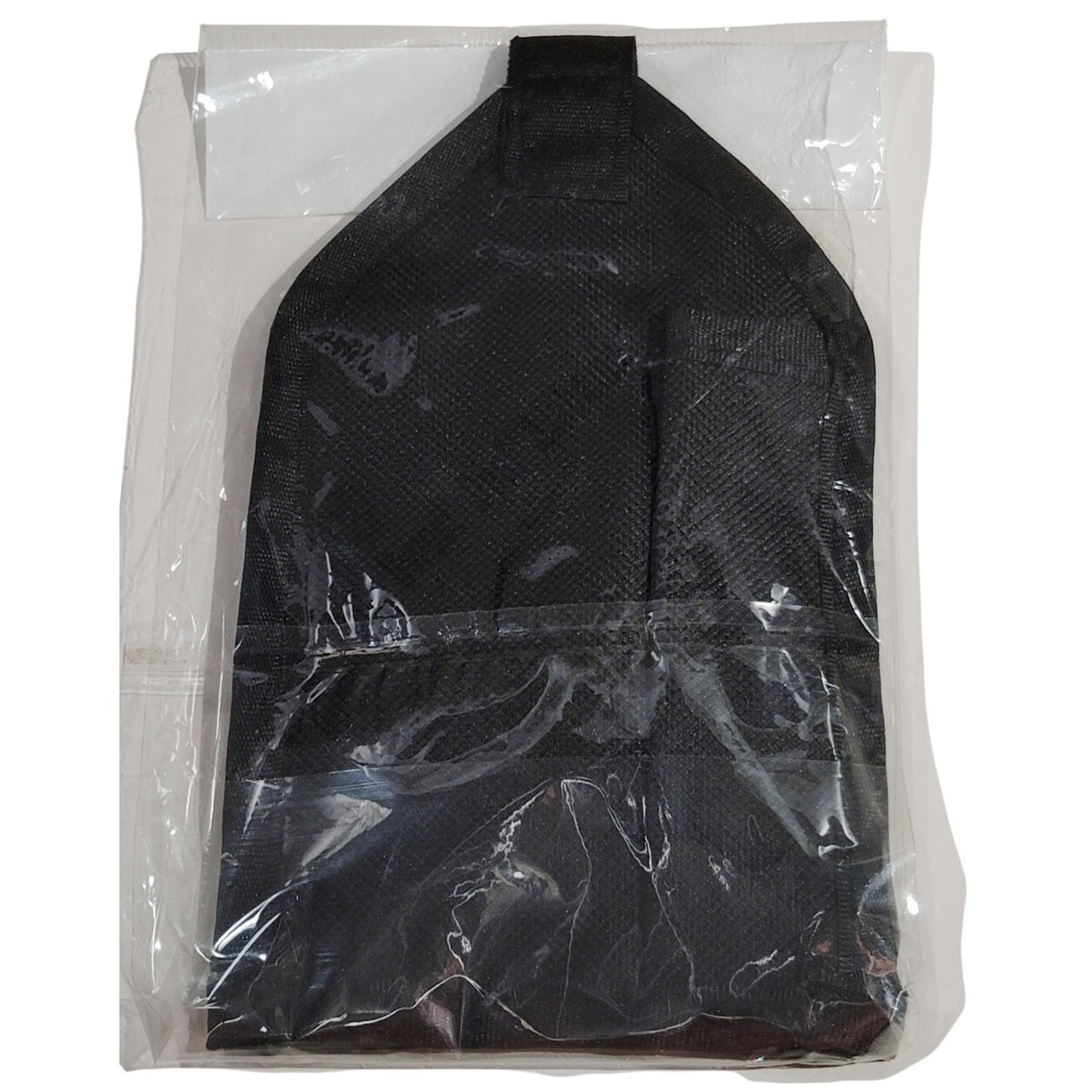 Vanguard Identification Tag Card Holder, Cloth, With Lanyard, Black, 7"H x 4"W