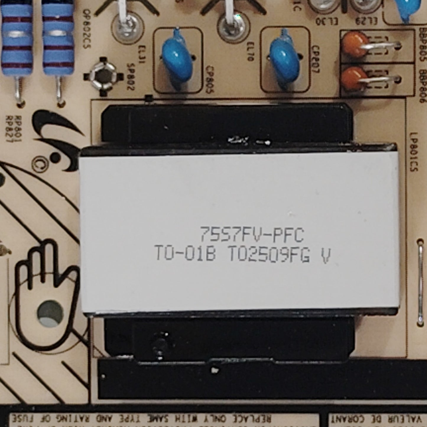 Samsung BN96-61905V Main Board +MC92A28089A Transformer OEM Set VF75US200UVQ UHD