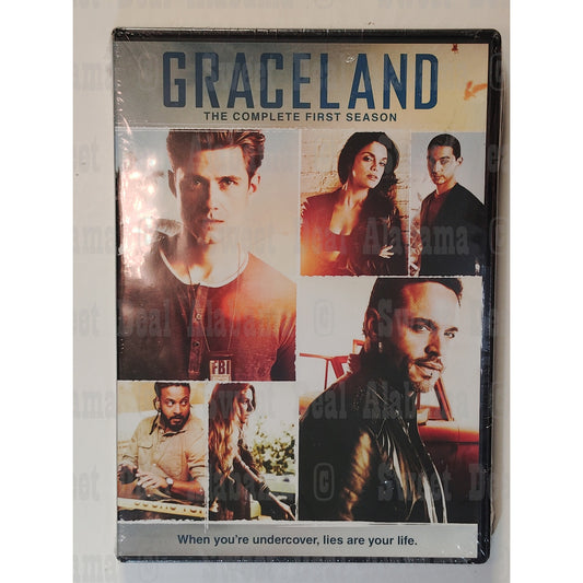 Graceland: The Complete First Season (2013) 3-Disc DVD Set, Drama, Crime, Action