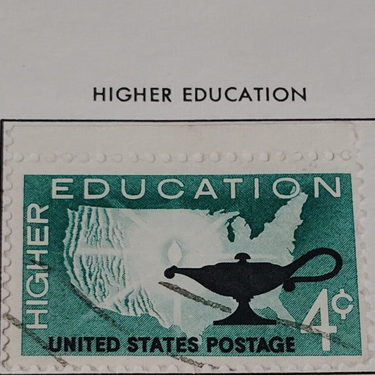 1962 Scott #1204 – 4¢ Higher Education / Morrill Act Centennial – Canceled