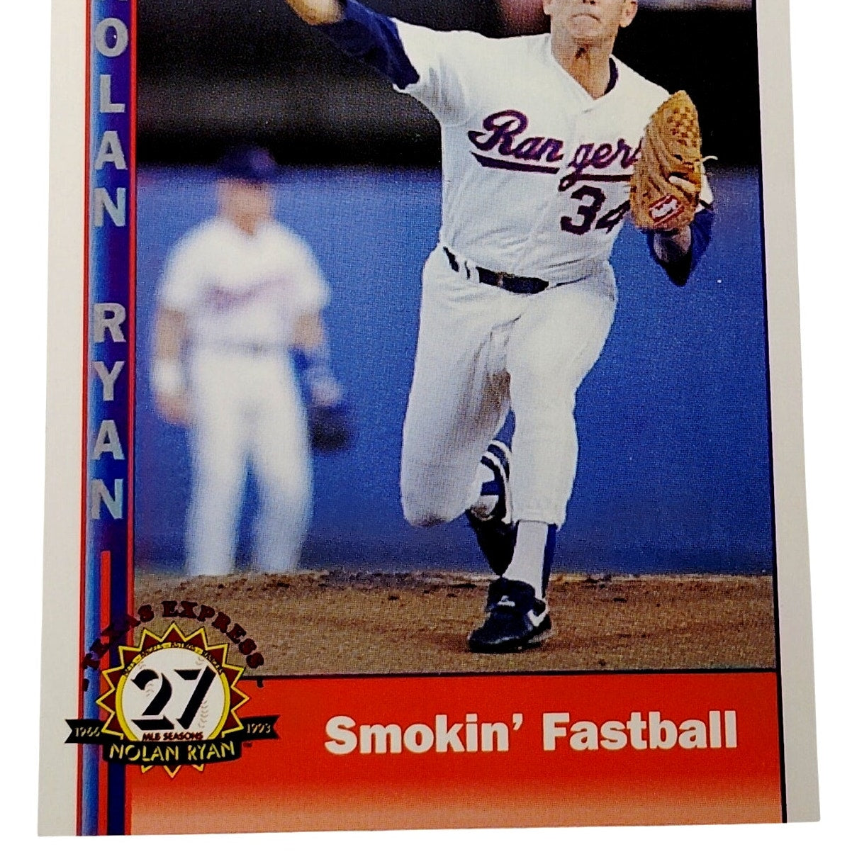 1993 Pacific Texas Express Nolan Ryan 248 Texas Rangers Pitcher Baseball Card NM
