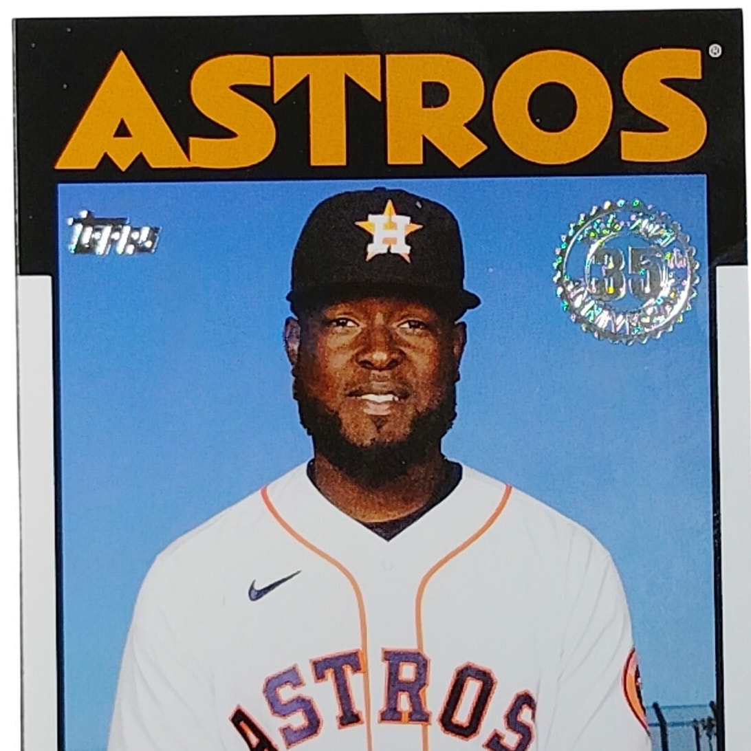 2021 Topps #86B-70 Cristian Javier Rookie Card Houston Astros Pitcher - VG/EX