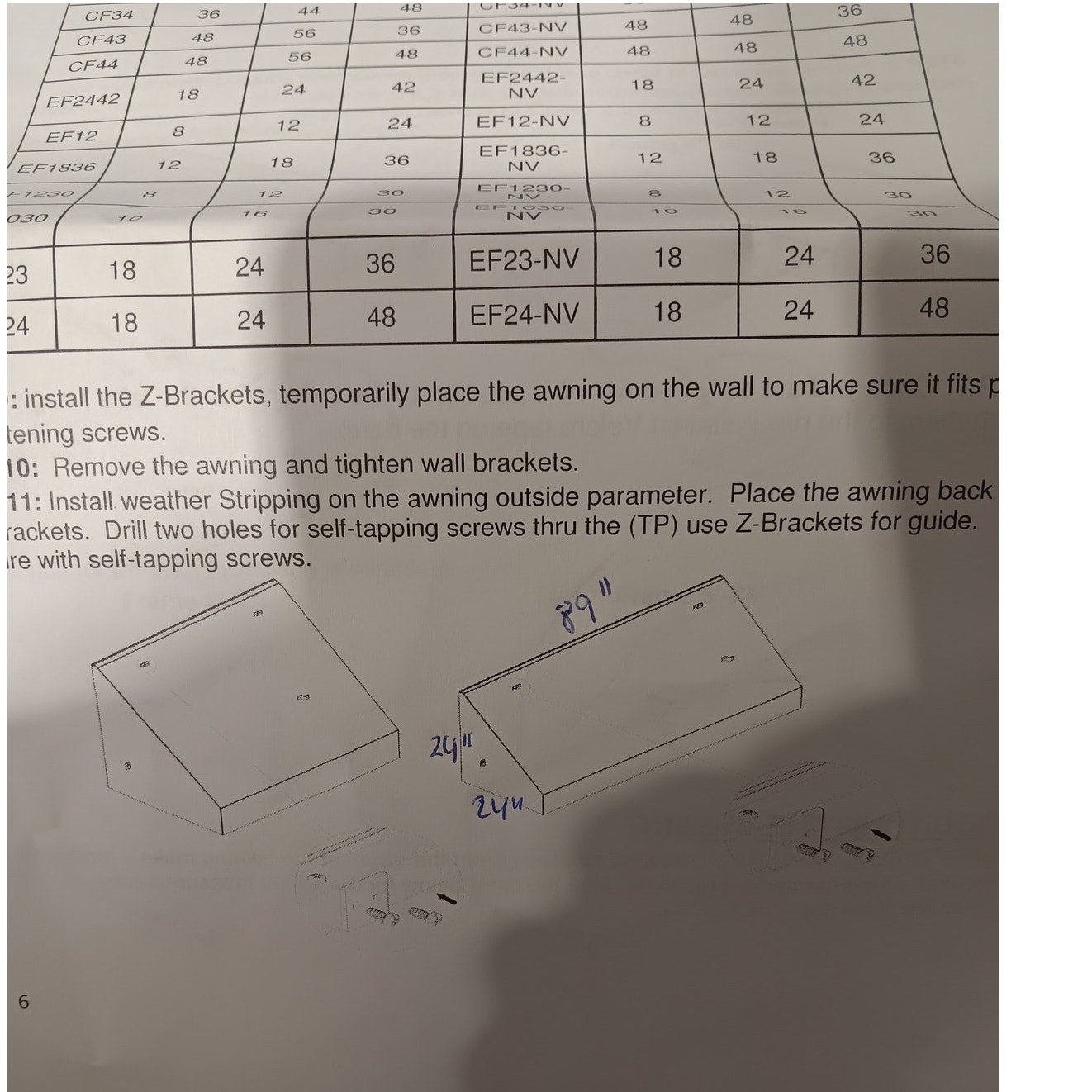 Awntech San Francisco Fixed Awning 7.38 ft Navy Blue Acrylic Fabric 88.5x 24x 36