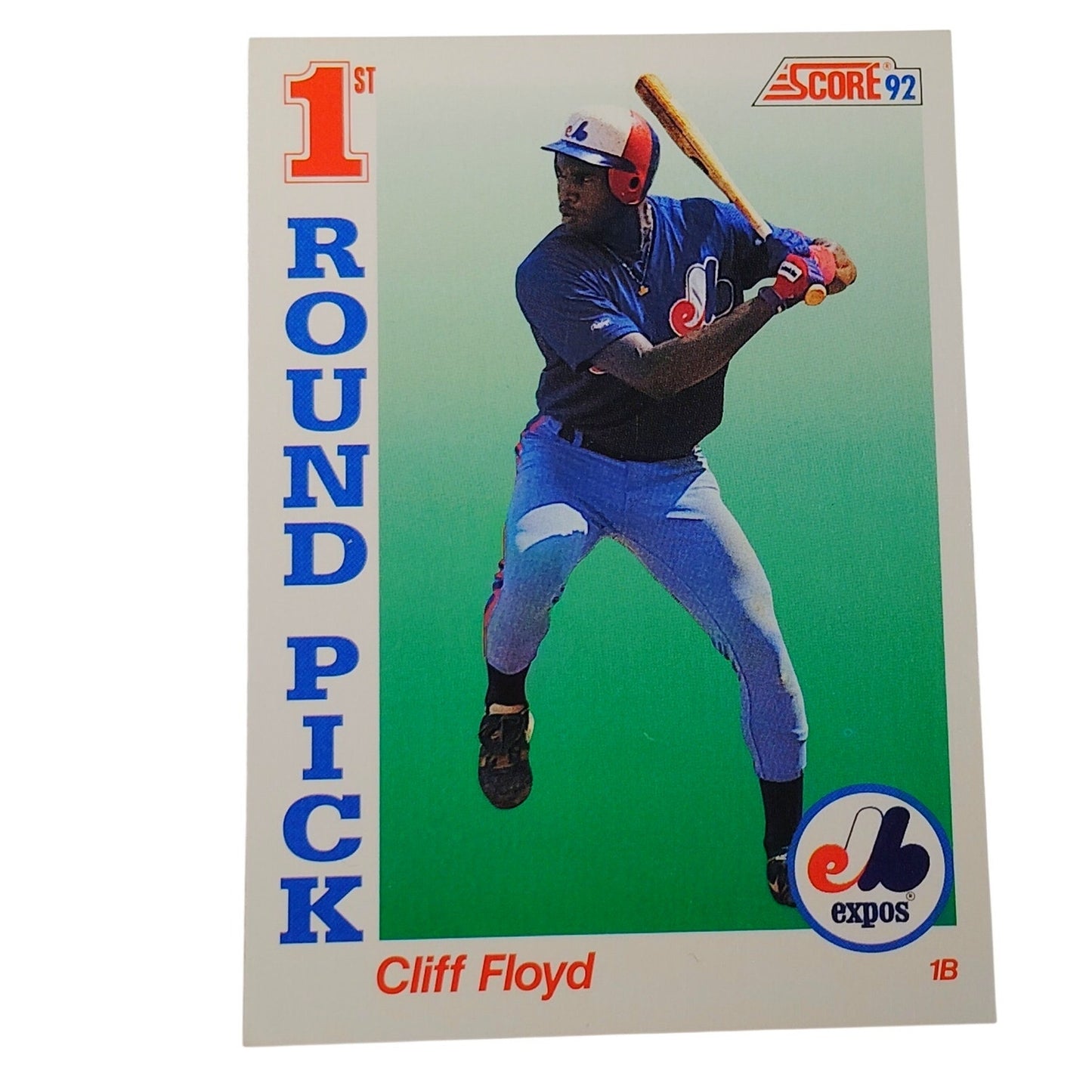 1992 Score Cliff Floyd #801 Montreal Expos Outfielder MLB Baseball Card NM