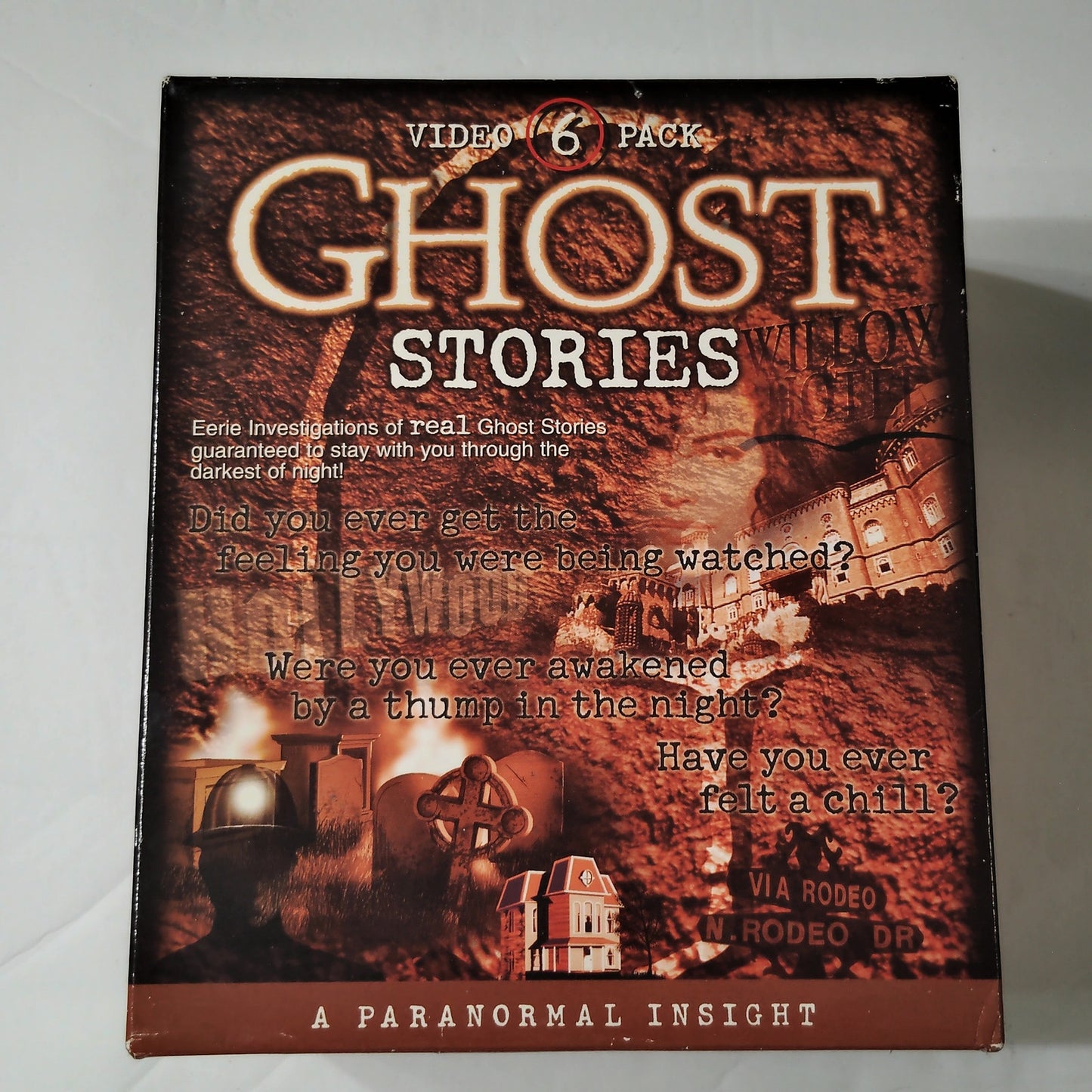 Ghost Stories VHS 6‑Tape Box Set 1997 Patrick Macnee Paranormal