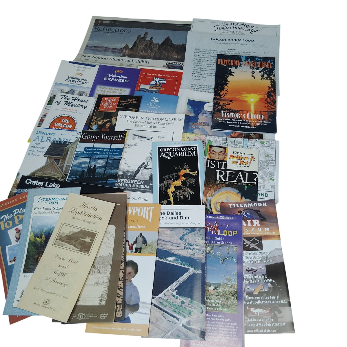 Vintage Oregon Travel Ephemera Lot - Brochures, Guides & Souvenirs