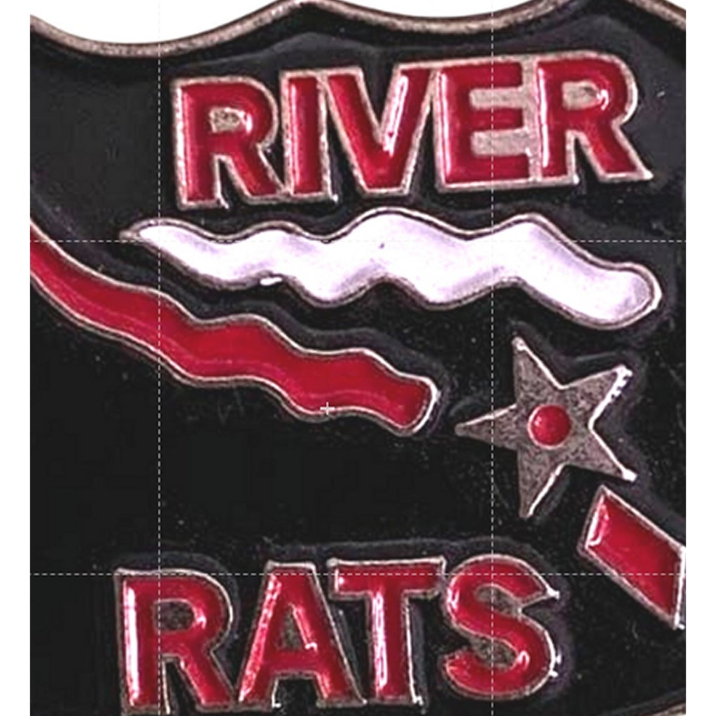 River Rats Fighter Pilots Assoc Novelty Hat Lapel Pin 7/8" × 7/8"