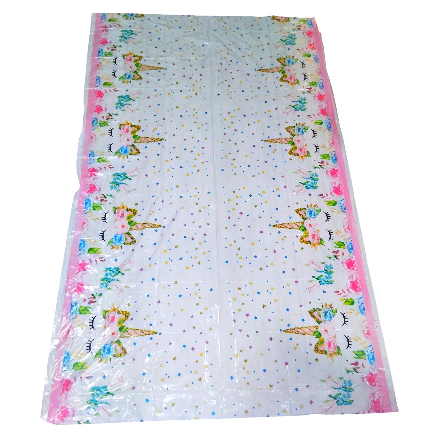 Unicorn Tablecloths 2‑Pack 70.87×43.31 in Birthday Party Decoration