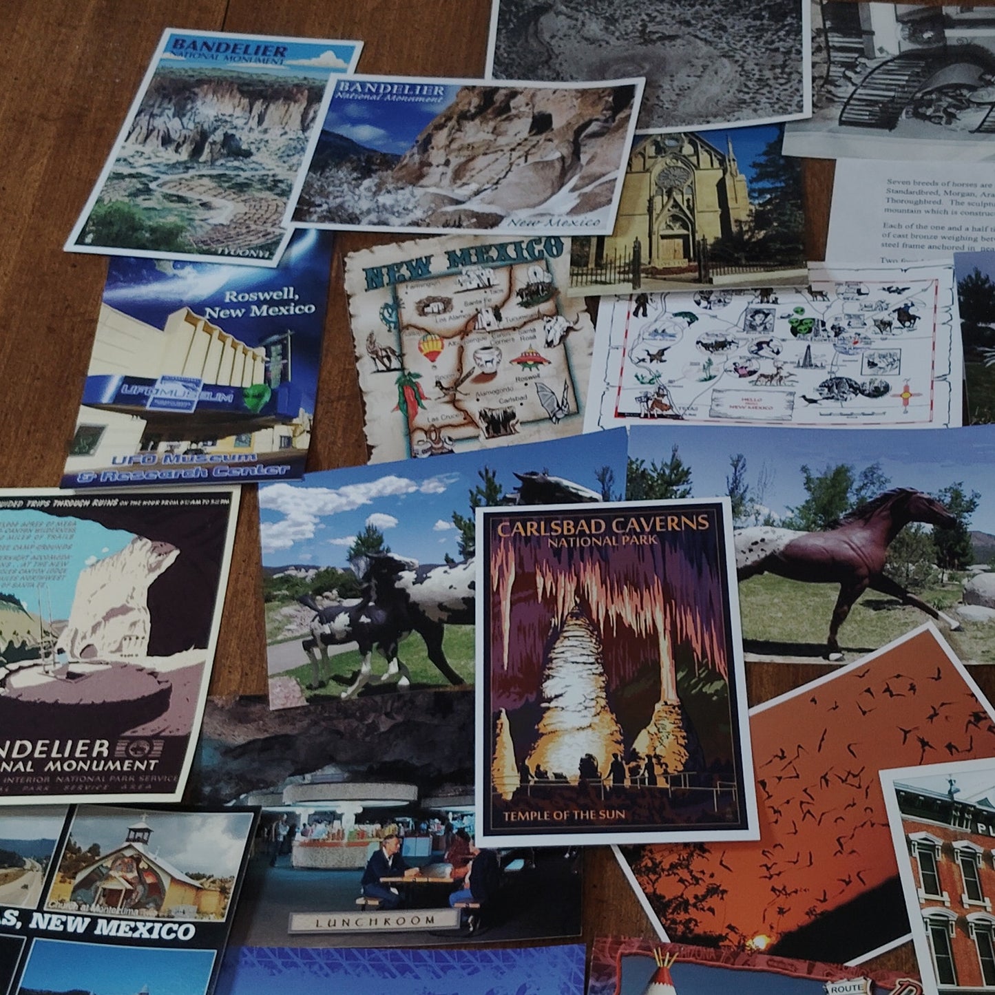 Vintage New Mexico Postcard Lot - 32 PCards Travel Souvenirs Ephemera