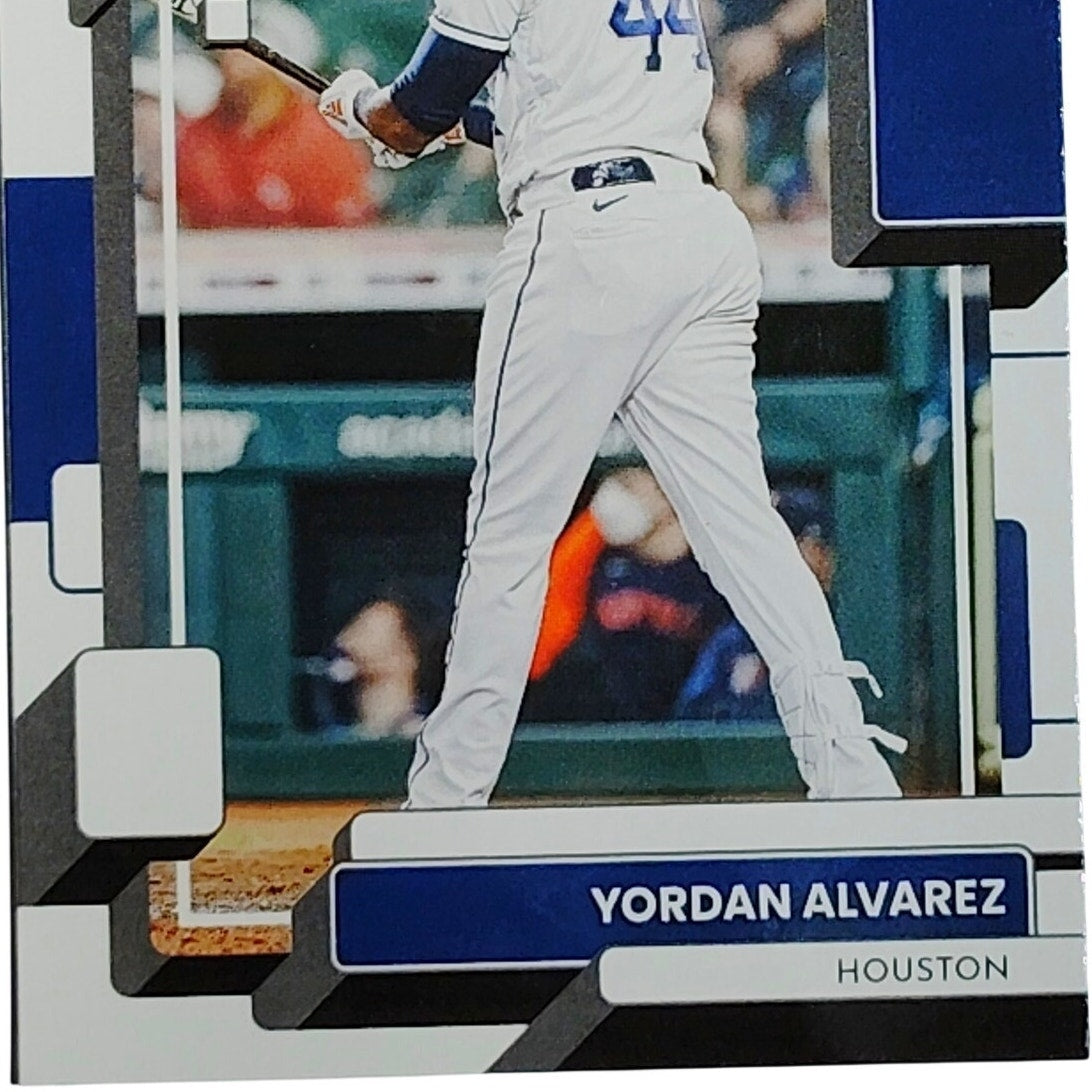 2022 Donruss #140 Yordan Alvarez Houston Astros Left Fielder/DH - VG/EX
