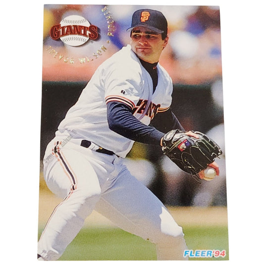 Trevor Wilson, San Francisco Giants, #705, 1994 Fleer Baseball Collector's Card