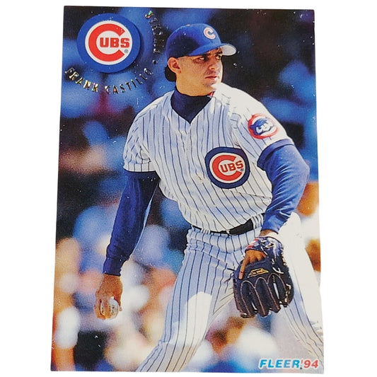 Frank Castillo, Chicago Cubs, #382, 1994 Fleer Baseball Collector's Card