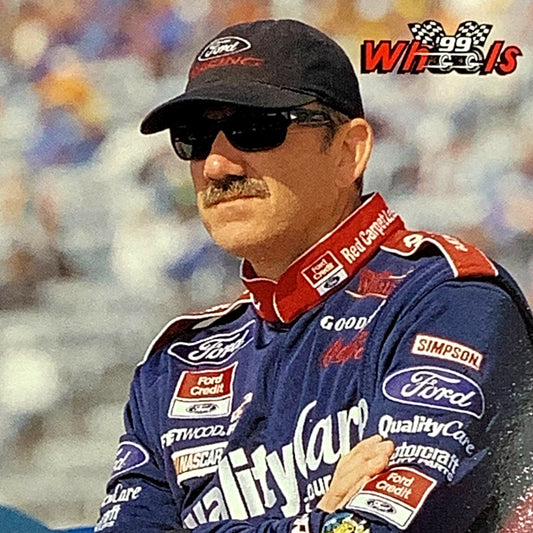 Dale Jarrett, Sponsor: Ford, Card 16, 1999 Wheels NASCAR Winston Cup, NM+