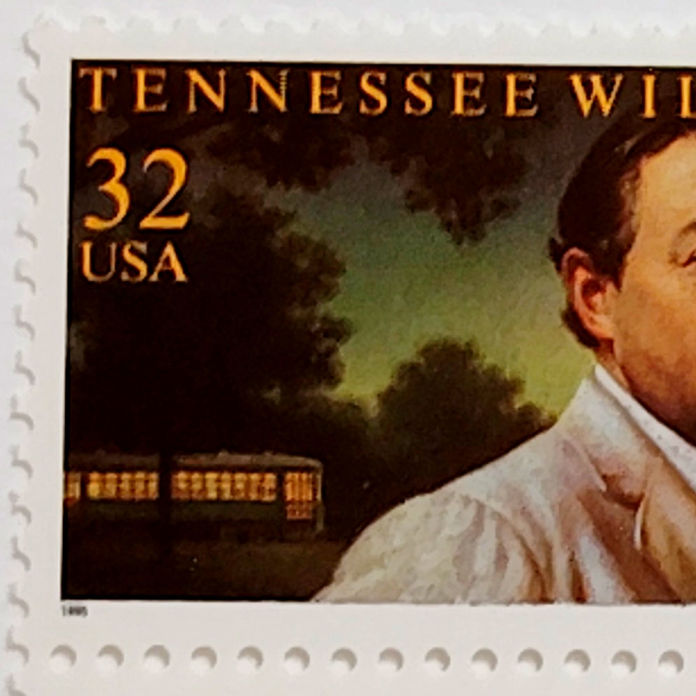 Strip of 4 – 1995 USA 32¢ Tennessee Williams MNH Scott 3002