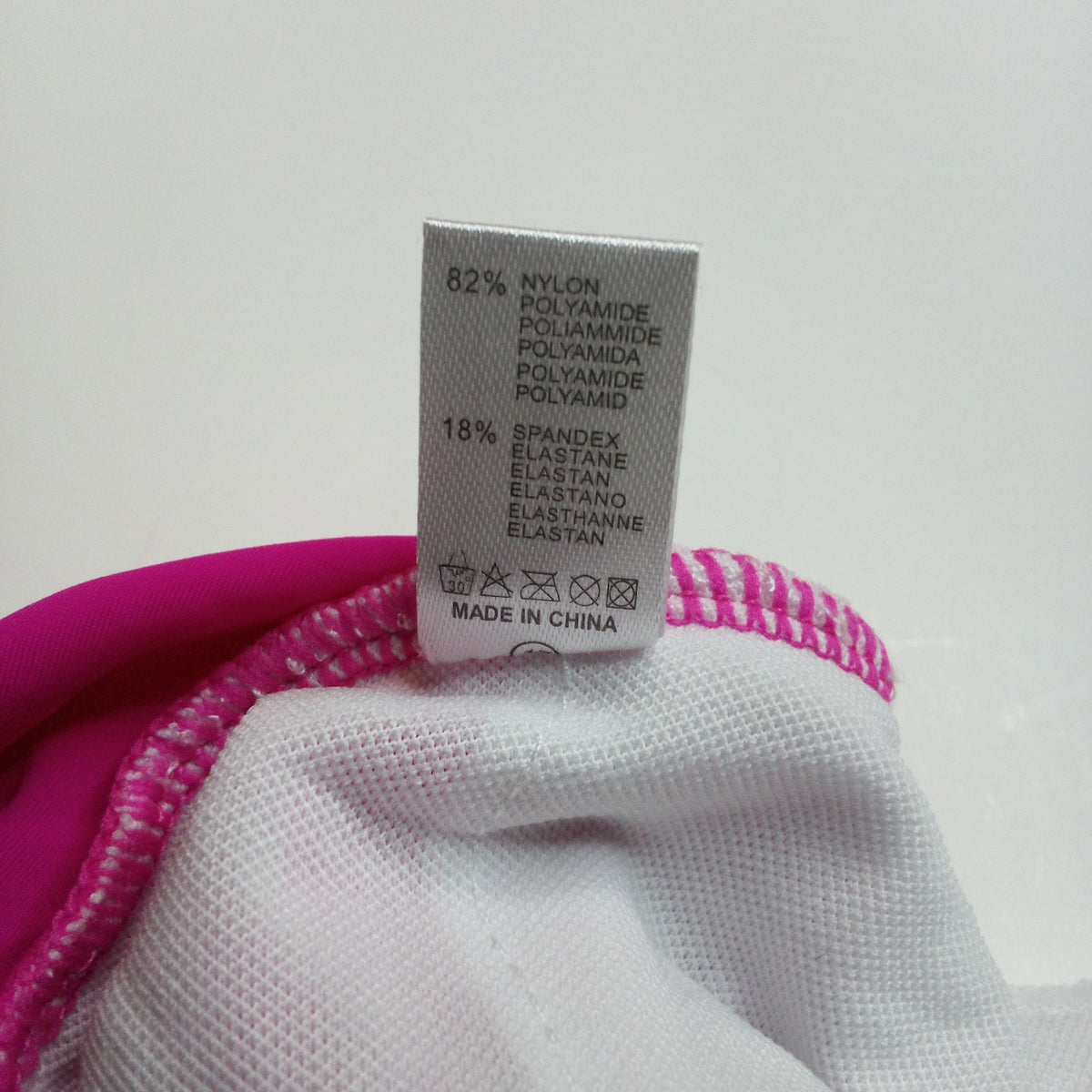 Hot Pink One Piece Swimsuit Women's L - Neon Yellow Zipper Detail NWOT