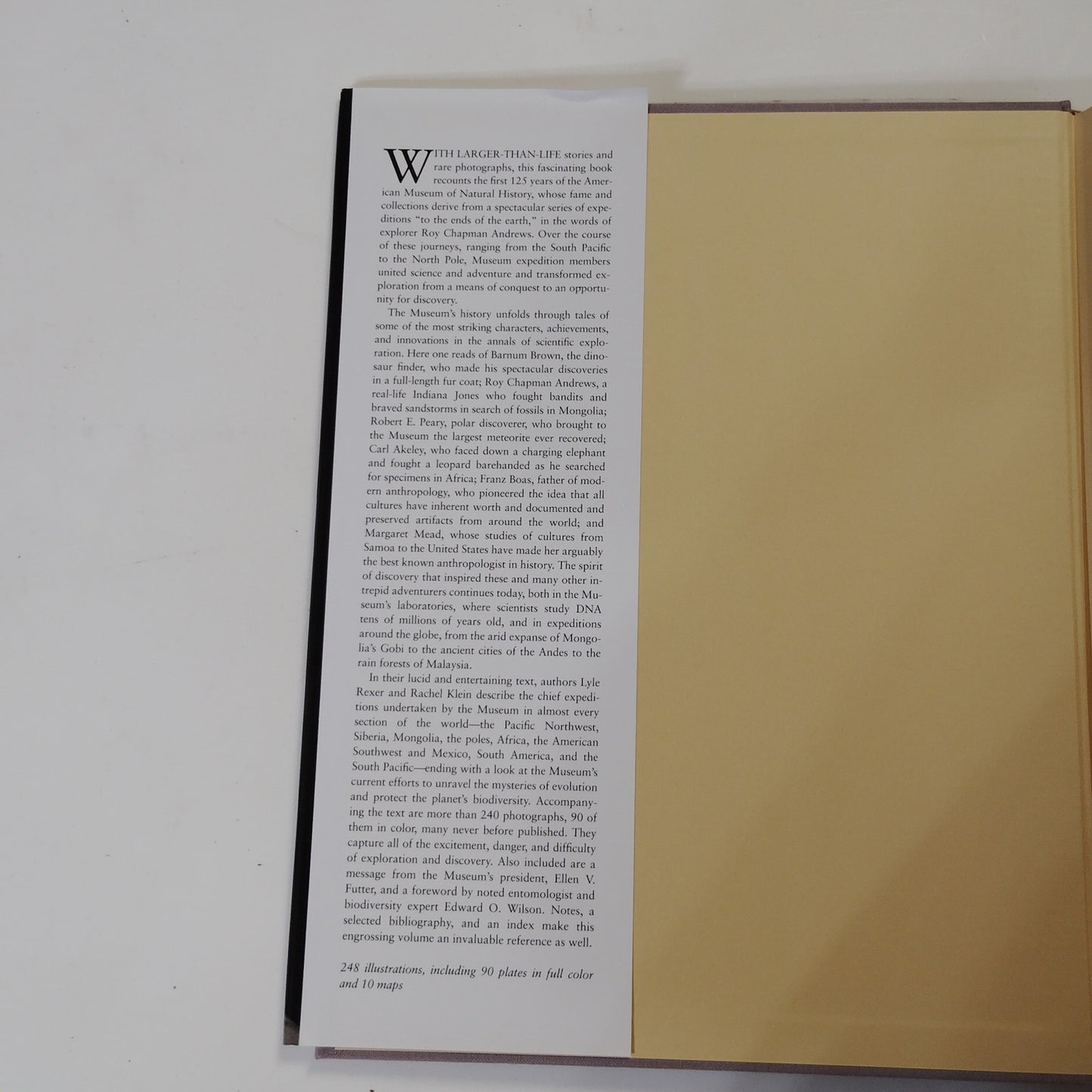 American Museum of Natural History 125 Years Expedition Discovery 1995 Hardcover
