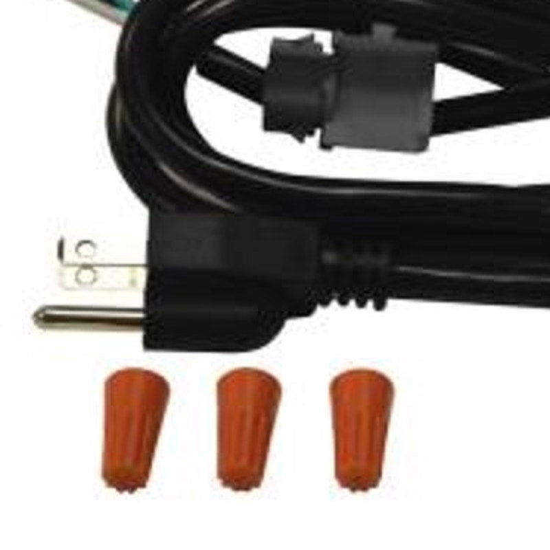 Eastman Dishwasher Power Cord – 5 ft 4 in – 3‑Wire – Black