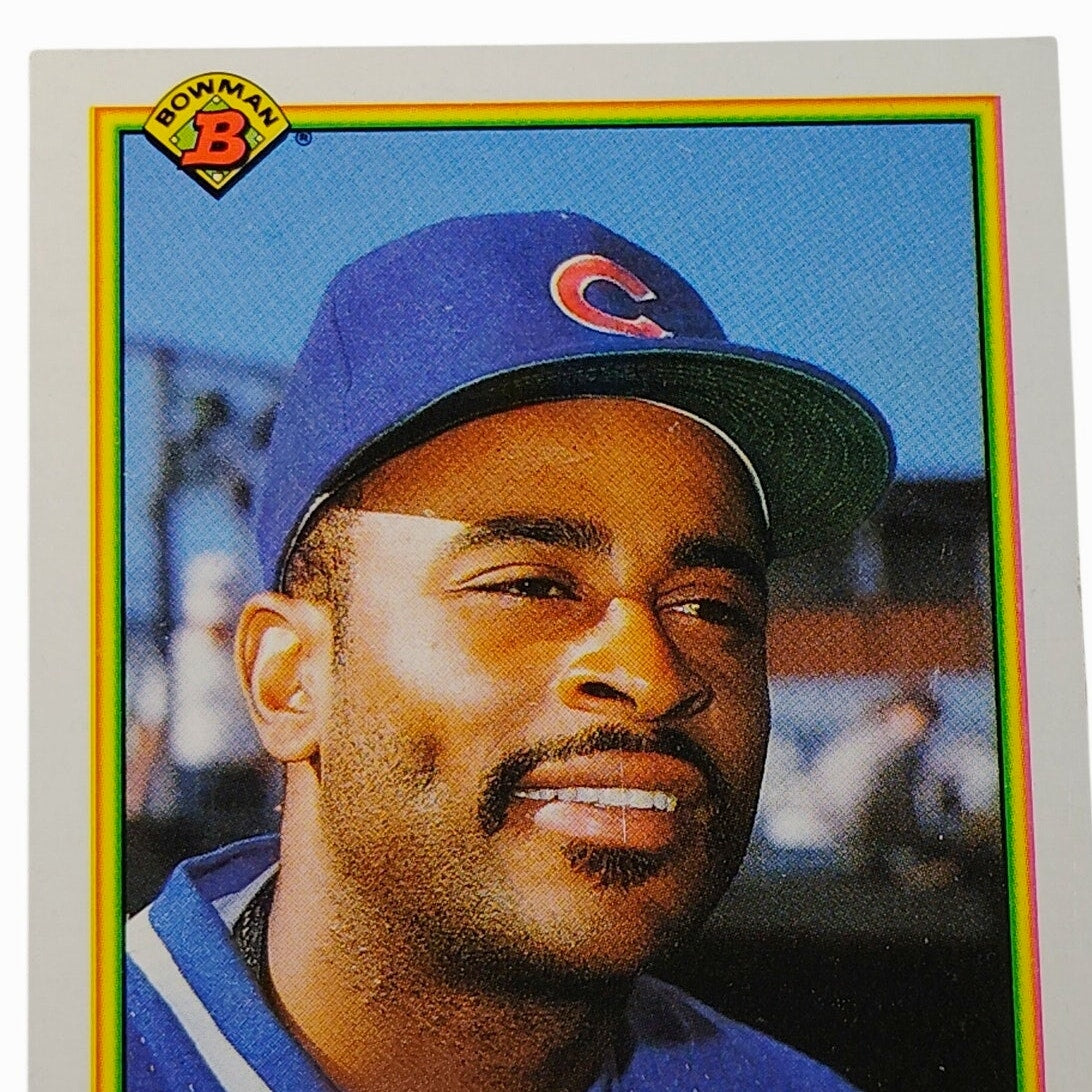 1990 Bowman Dwight Smith #32 Chicago Cubs Outfielder MLB Baseball Card NM