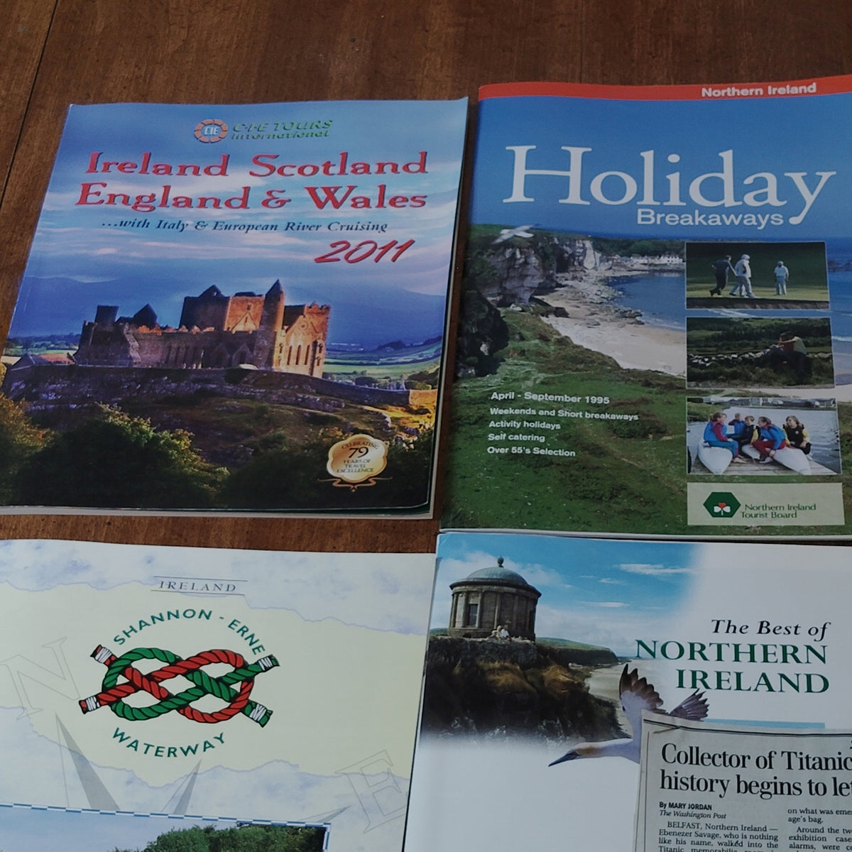 Northern Ireland Travel Ephemera Collection - Brochures & Newspaper Clips