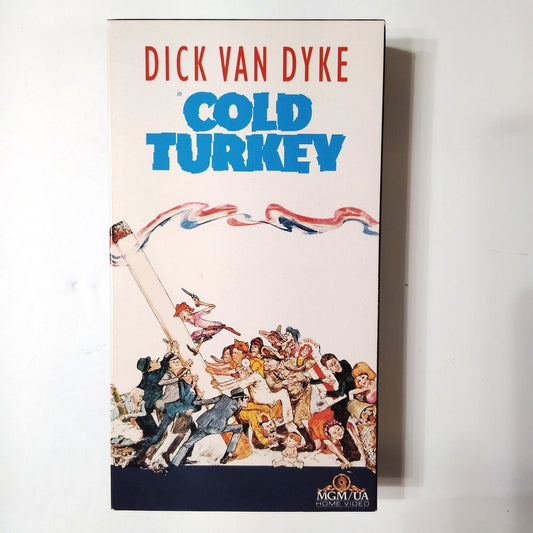Cold Turkey VHS 1990 1971 Dick Van Dyke Norman Lear MGM UA Comedy Satire