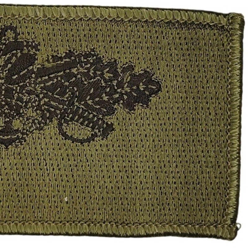 Vintage US Navy Seabee Combat Warfare Subdued BDG Patch 4" × 2" Merrowed Sew‑On