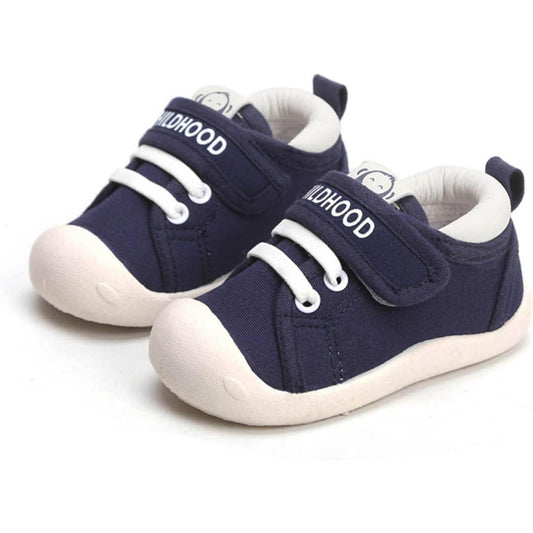 Baby's First Walking Shoes, Soft Rubber Sole Infant Size 5.5, Cotton, Non-Slip