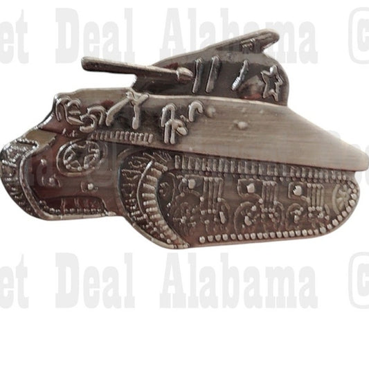 M4 Sherman Tank Weaponry Collector's Hat, Lapel, Brooch Pin 1-1/4"W x 3/4"H