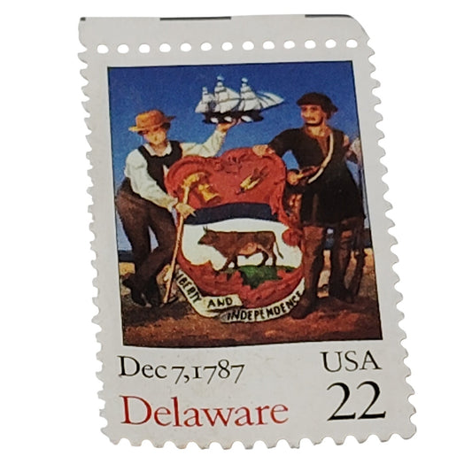 1987 USPS 22¢ Delaware Statehood Bicentennial Commemorative Stamp #2336