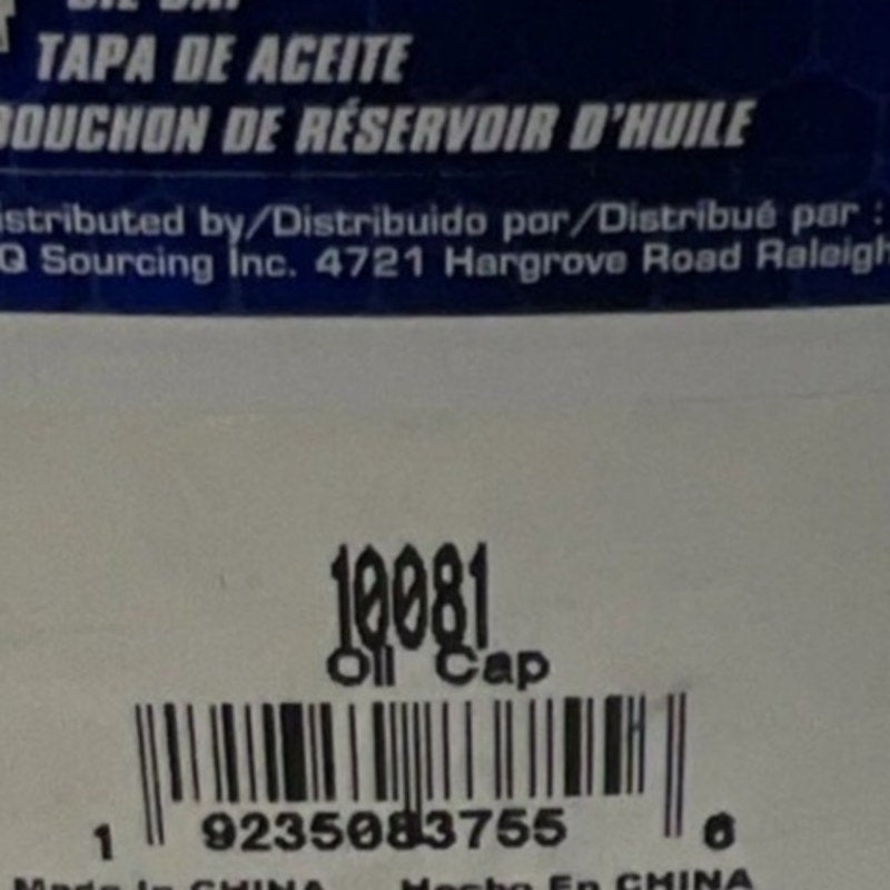 Carquest Premium Oil Filler Cap #10081 Twist-Lock Direct Fit Leak-Resistant Seal