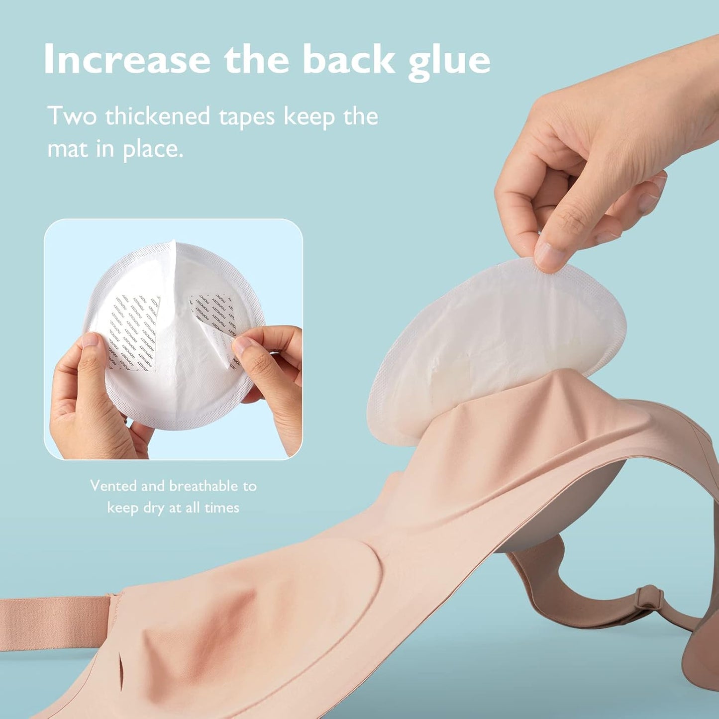 Momcozy Ultra-Thin Disposable Nursing Pads, Super Absorbent, D Shaped, 120 Count