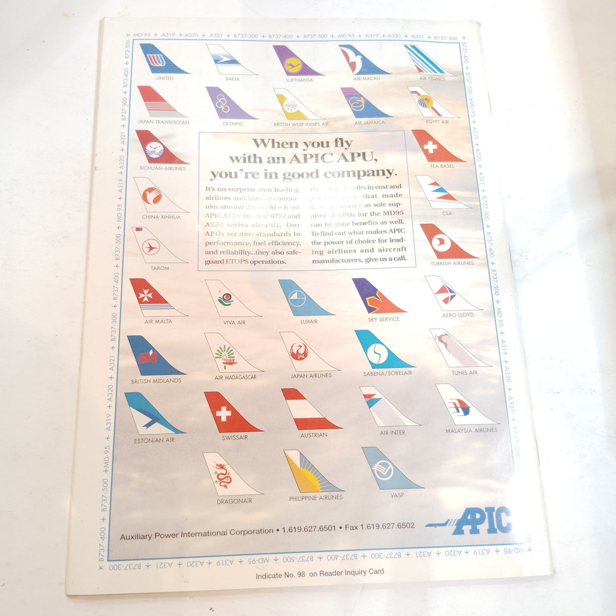 Air Transport World Magazine - December 1996 - Leasing & New Orders Issue