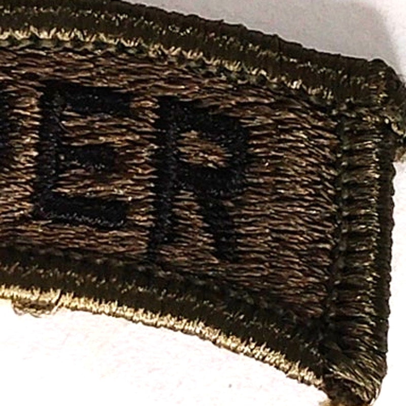 OD Green SNIPER Rocker Patch 2‑1/8 × 7/8 Hook‑Back