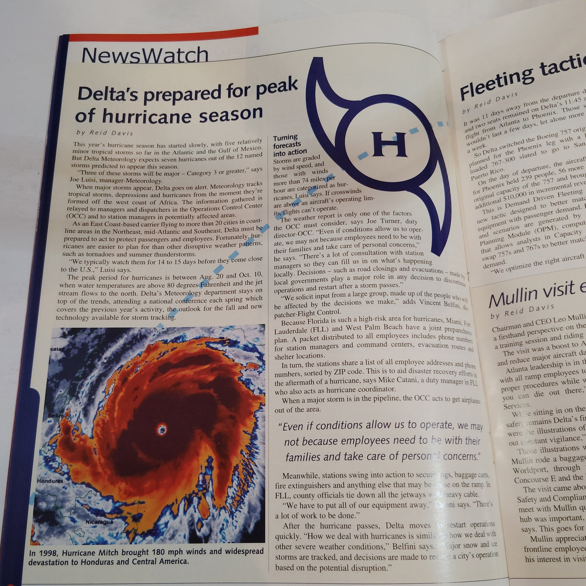 Delta News Digest - September 10, 2001 - Ergonomics At Work Magazine