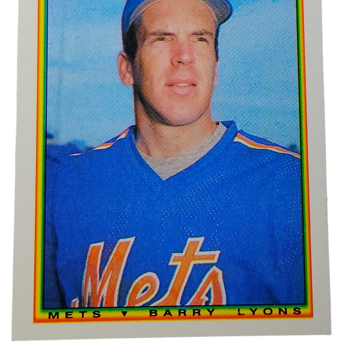 1990 Bowman Barry Lyons #139 New York Mets Catcher MLB Baseball Card NM