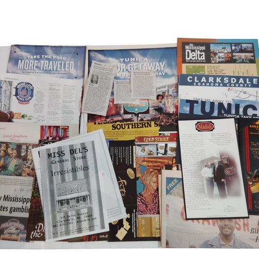 2008 Clarksdale Tunica MS Ephemera Travel Guides Maps Brochures - Multi-Color