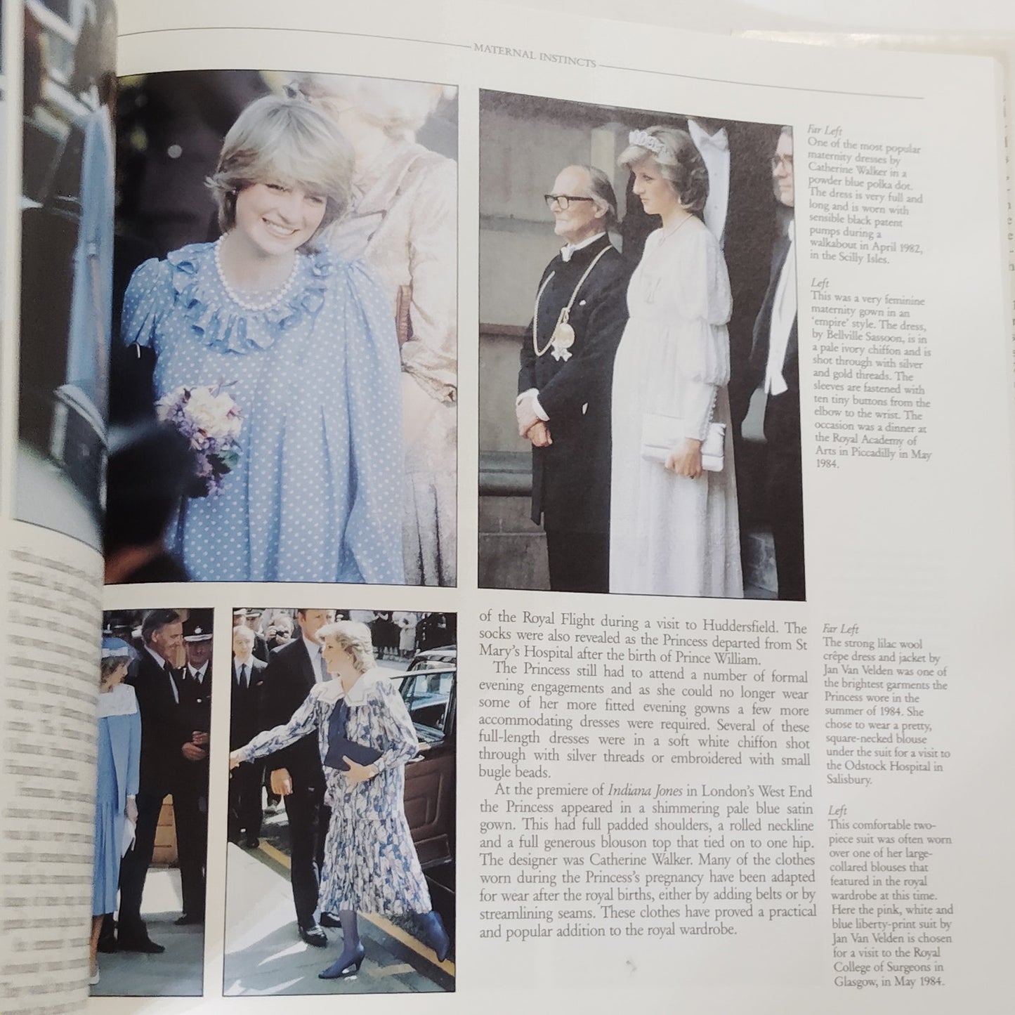 Debrett’s Illustrated Fashion Guide Princess of Wales 1989 Hardcover 10.75x10.5
