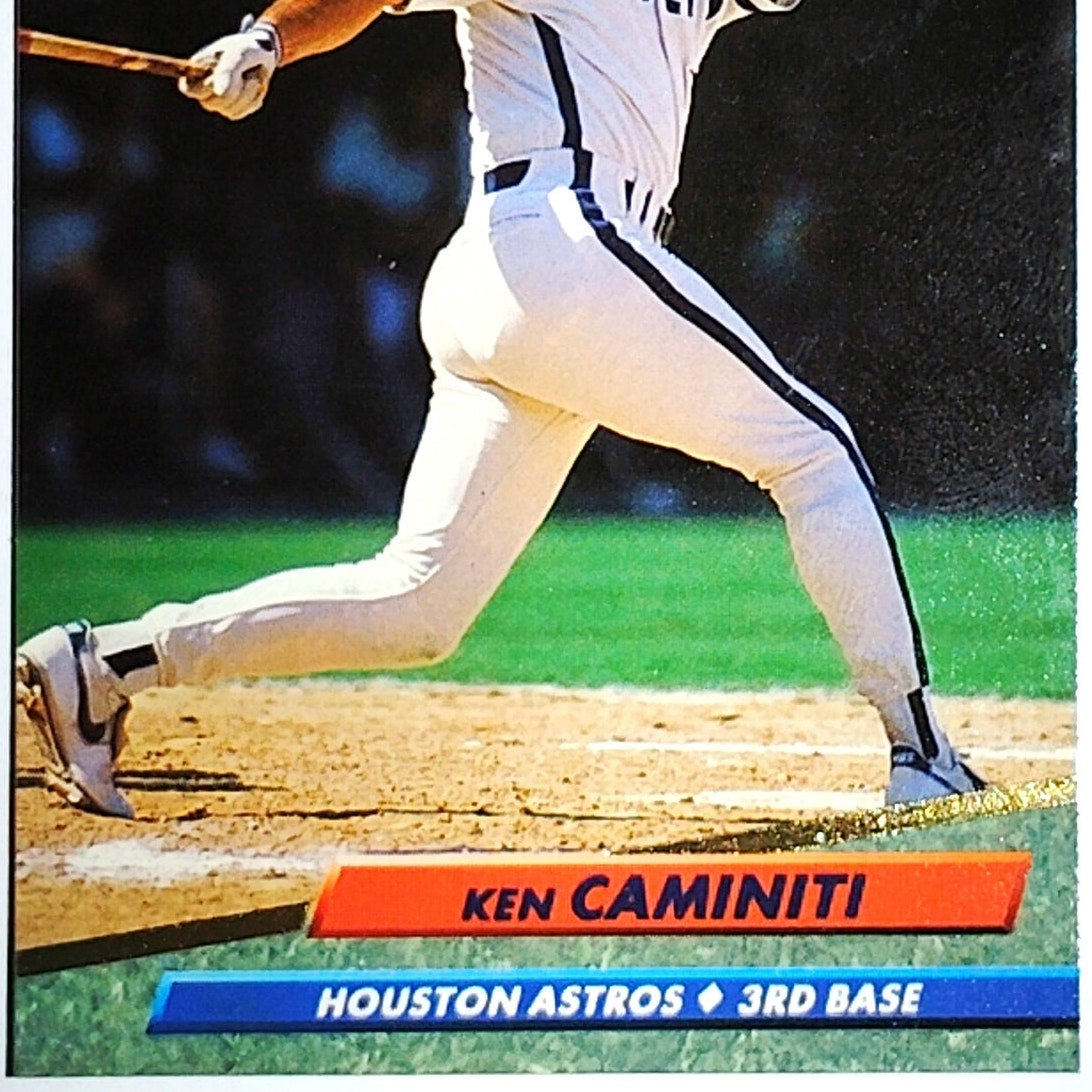 1992 Fleer Ultra Ken Caminiti #200 Houston Astros 3rd Base -Rainbow Jersey VG/EX
