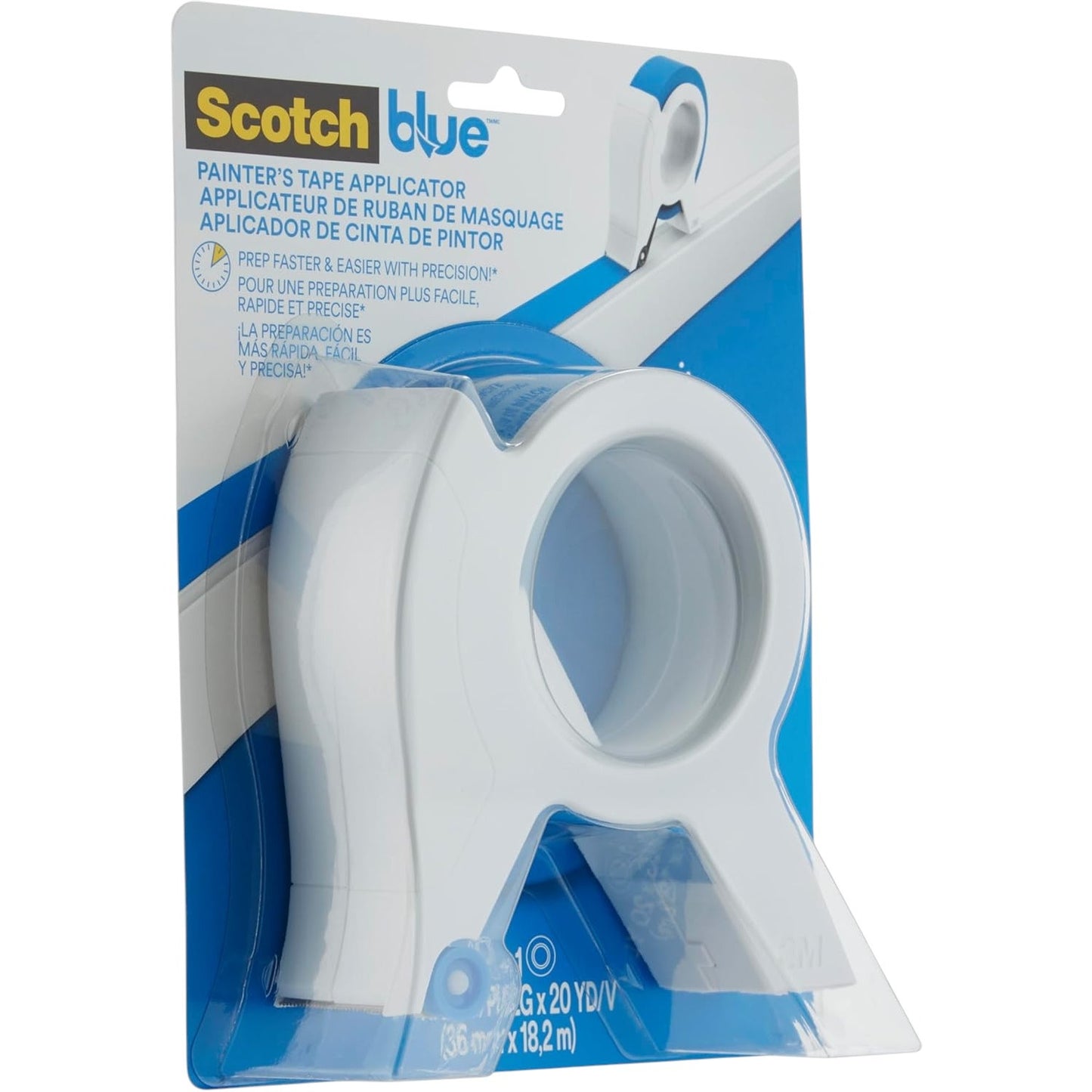 ScotchBlue Painter’s Tape Applicator – TA3-SB-ESF – Includes 1.41" x 20 yd Roll – PEFC Certified