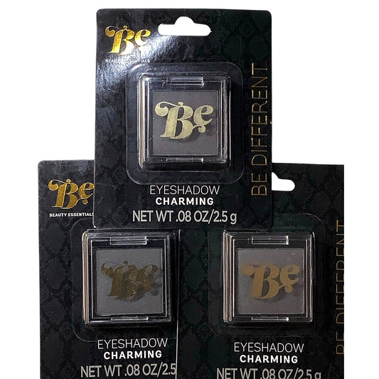 3-PK Beauty Essentials Eyeshadow, Charming Shade, Compact, .08 oz. Each