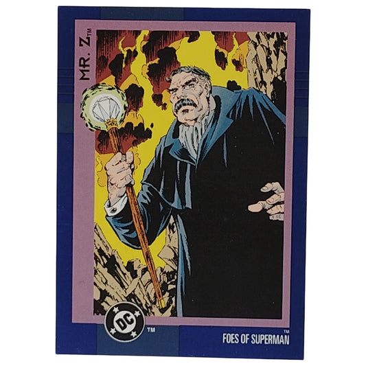 Skybox 1993 DC Flashback Card 87, Foes of Superman, Mr. Z, DC Comics
