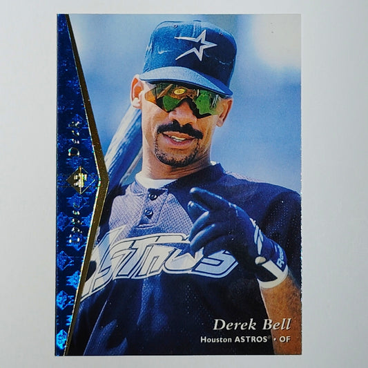1995 Upper Deck SP Derek Bell #64 Houston Astros OF Blue Diamond Foil - VG/EX